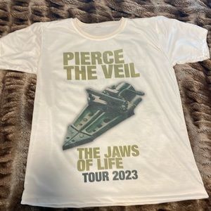 Pierce the veil, the jaws of life tour 2023, Brazil. Unisex short sleeve shirt